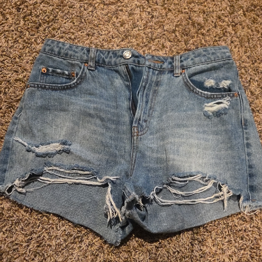 Wild Fable Ripped Blue Jean Shorts